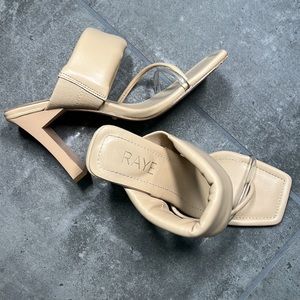 RAYE nude slide heel